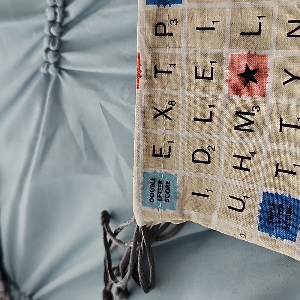 Scrabble Tile Drawstring Bag - Picture 2 of 2